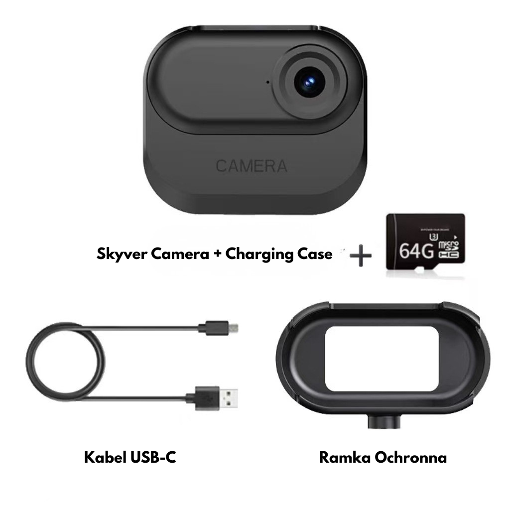 Skyver Camera - Mini Kamera Sportowa HD 1080p Wodoodporna