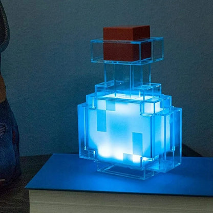 Skyver Pixel Potion – Lampa nocna LED 8 kolorów w kształcie butelki