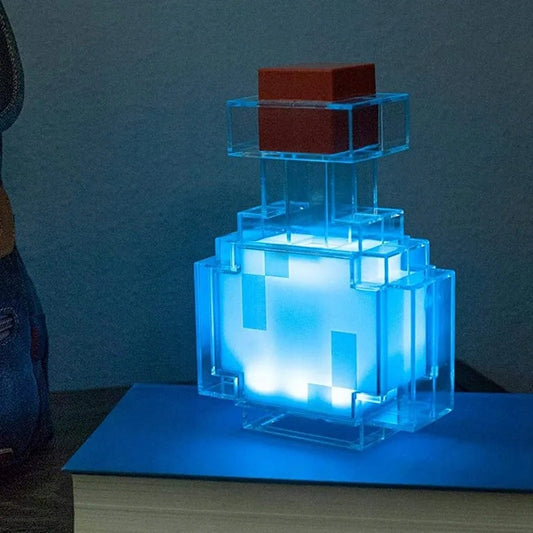 Skyver Pixel Potion – Lampa nocna LED 8 kolorów w kształcie butelki
